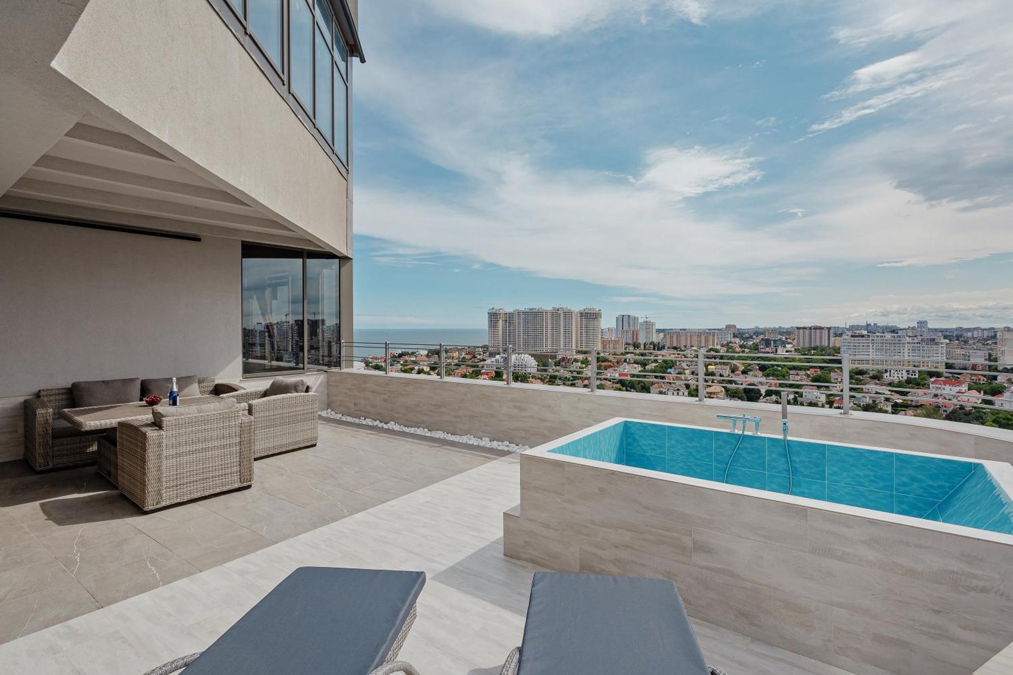 Plaza Arcadia Apartments Odessa Oda fotoğraf